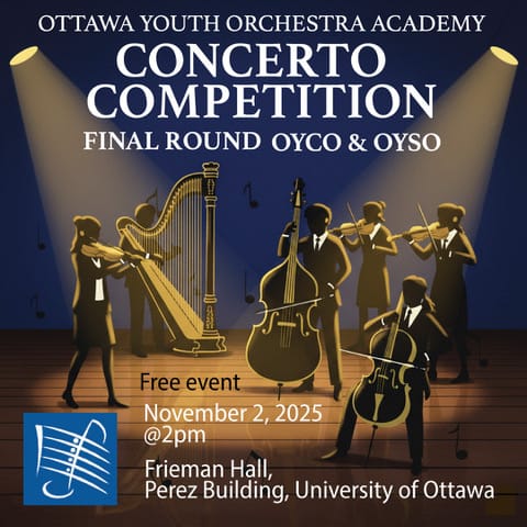 Concerto competition: final round November 2 at the University of Ottawa